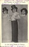 Vintage Postcard Paulette Miss the headstock of France the youngest star of the time