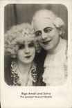 Vintage Postcard Rigo Matted and Sylva the Musical Greatest Novelty