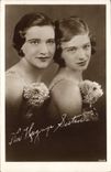 Vintage Postcard Sisters Artists