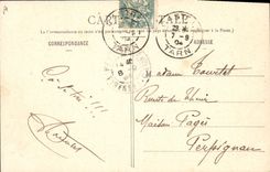 Vintage Postcard Kiosque Castrate the music of the artillery school to the Garden of the E-mail