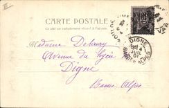 CPA Kiosque Toulon La place d'armes et la Prefecture maritime 