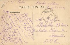 CPA Kiosque Toulon Place d'armes pendant la musique 