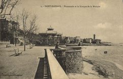 CPA Saint Raphael Promenade et le Kiosque de musique 