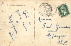 Vintage Postcard Kiosk of the Draguignan music