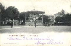 CPA Kiosque Rochefort sur Mer Place Colbert 