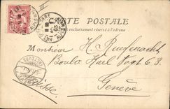 Vintage Postcard Kiosk of the new Nice gardens