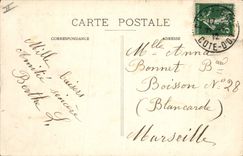 Vintage Postcard Bandstand Place of the Dijon people