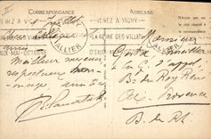 CPA Kiosque Vichy Musique dans le parc 