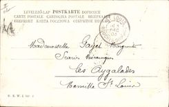 Vintage Postcard Dog Dogs Basset hounds Child