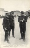 CPA Militaria Les generaux Currieres de Castelnau Joffre et Pau