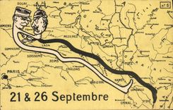 Vintage Postcard Militaria 21 & September 26th