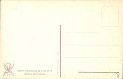 Vintage Postcard Militaria the imperial liar inspiring the Wolf agency