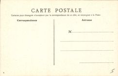 Postal Puvis de Chavannes Santo Genoveva señalada del sello divino Murales del Panteón París