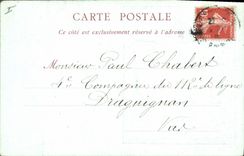 CPA Le matin de la revue Militaria 