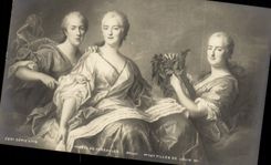 CPA Musee de Versailles Belle Mmes Filles de louis XV 