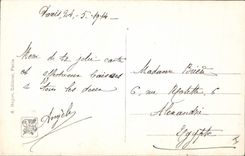 Postal Salón 1914 de Joncieres la hora de color de malva en Venecia