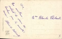 Postal Salón 1911 de Mouren Aumento de luna