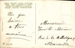 CPA Fantaisie Fleurs Bonne annee