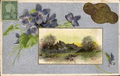 CPA Fantaisie Fleurs 