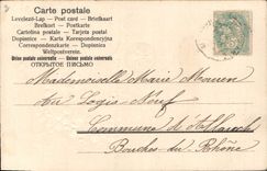 Vintage Postcard Fantasy Flowers April 1st Poisson Lily of the valley