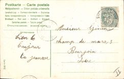 CPA Fantaisie Fleurs Oeuf Paques