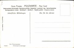 Vintage Postcard Card players Michelangelo da Caravaggio