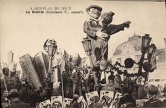 CPA Carnaval de Nice la belotte Cartes 