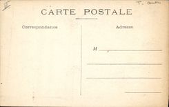 Vintage Postcard Soldiers playing Charts by the brothers the Dwarf Museum of Aix in Provence