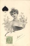 CPA Cartes Cartes Pique 