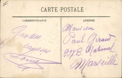 Vintage Postcard Carnival of Nice the bridge Charts