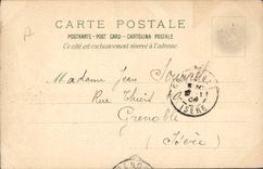 Vintage Postcard Fantaisie Illustrator Woman Windmill