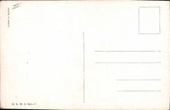 Vintage Postcard Fantasy Illustrator Elephant