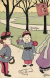 CPA Fantaisie Illustrateur Enfants Militaria