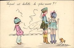 CPA Fantaisie Illustrateur Enfants