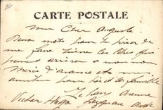 Vintage Postcard Jehan Singer of kind in the Concerts of Paris