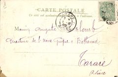 Vintage Postcard Zoo of acclimatization Malabares Zoo