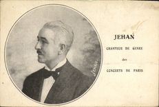 CPA Jehan Chanteur de genre des Concerts de Paris 
