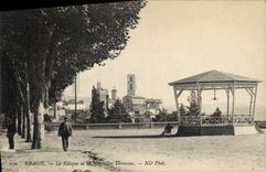 CPA Grasse Le Kiosque et les nouvelles terrasses
