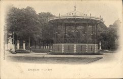 Vintage Postcard Epernay Kiosk Jard