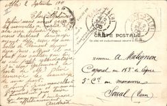 Vintage Postcard Kiosk of the music Large Round Toulouse