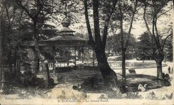 CPA Kiosque Toulouse Le Grand Rond