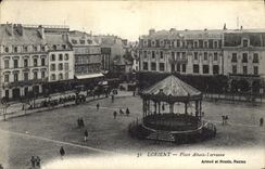 CPA Kiosque Lorient Place Alsace Lorraine