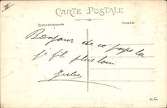 Vintage Postcard Kiosk Trawl-nets on the Marne