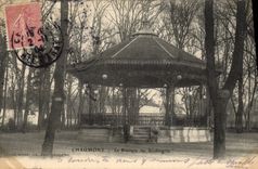 Vintage Postcard Kiosk of Boudingrin Chaumont