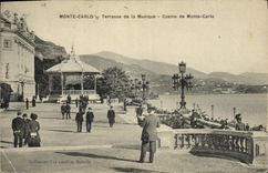 CPA Kiosque Monte Carlo Terrasse de la musique Casino de Monte Carlo 