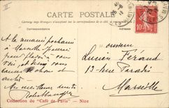 Vintage Postcard Kiosque Monte Carlo Am in hiding of the Casino music of Monte Carlo