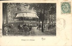 Vintage Postcard Kiosk of the Vichy music
