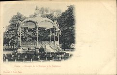 Vintage Postcard Kiosque of the music has the Seedbed
