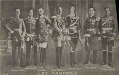 Vintage Postcard Militaria campires