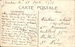 Vintage Postcard Militaria campires
